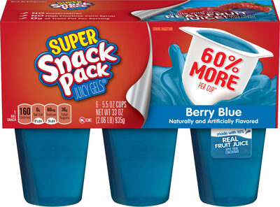 Berry Blue Juicy Gels, Berry Blue
