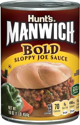 MANWICH Single Serve Bold Sloppy Joe Sauce, 16 OZ