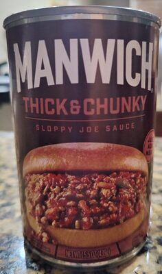 Manwich Thick and Chunky Sloppy Joe Sauce, 15.5 oz, 15.5 OZ