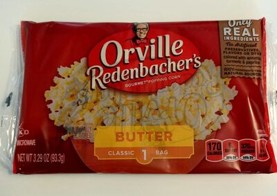 Orville Redenbachers Butter Popcorn 3.3 Oz