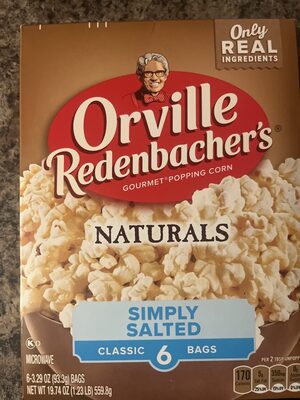 Simply Salted Naturals Gourmet Popping Corn, Simply Salted