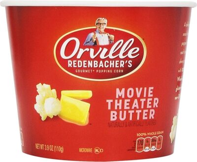 Orville Redenbacher's Movie Theater Butter Popcorn Tub, 3.9 oz.