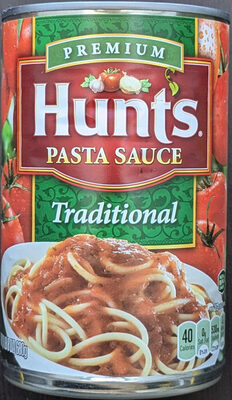 Hunts Traditional Pasta Sauce, 24 oz. Can