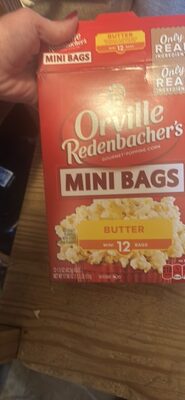 Orville Redenbacher's Butter Popcorn, 1.5 oz. Single Serve Bag, 12 Count