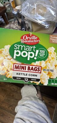 Orville Redenbacher's SmartPop! Kettle Corn Popcorn, 1.16 oz. Single Serve Bag, 12 Count