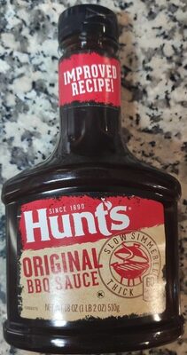 HUNTS Original BBQ Sauce, 18 OZ