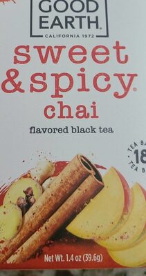 Sweet & Spicy Chai Black Tea Bags, Sweet & Spicy Chai
