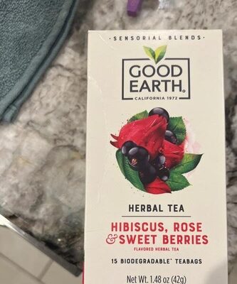 Hibiscus, Rose & Sweet Berries Herbal Teabags