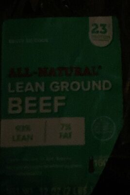 93% Lean/7% Fat Ground Beef