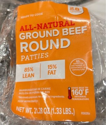 Ground Beef Round Patties