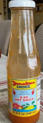 O-So- Hot Sauce, O-So- Hot