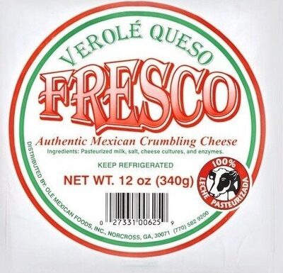Queso Fresco Authentic Mexican Crumbling Cheese