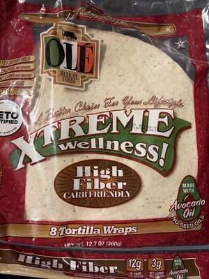 High Fiber Carb Lean Tortilla Wraps