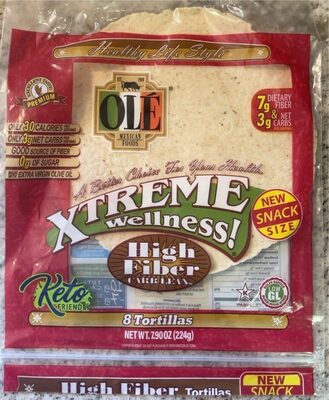 High Fiber Carb Lean Tortillas, High Fiber