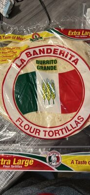 Flour Burrito Grante Extra Large Tortillas, Flour