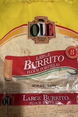 Flour Large Burrito Tortillas, Flour