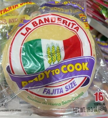 Tortillas De Harina Semi-Crudas