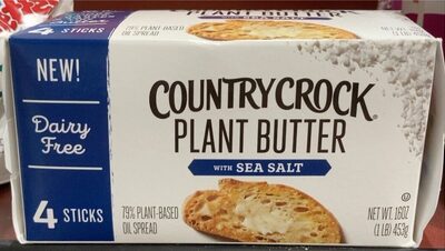 Plant Butter With Sea Salt 79% Plant-Based Oil Spread, Sea Salt
