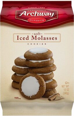 Classics Soft Iced Molasses Cookies, Classics