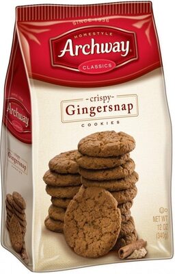Gingersnap Crispy Cookies, Gingersnap