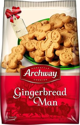 Gingerbread Man Homestyle Cookies, Gingerbread Man