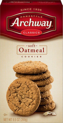 Soft Oatmeal Classics Cookies, Soft Oatmeal