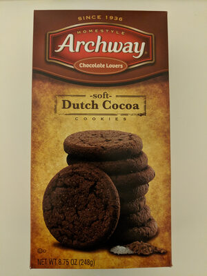 Dutch Cocoa Soft Cookies, Dutch Cocoa