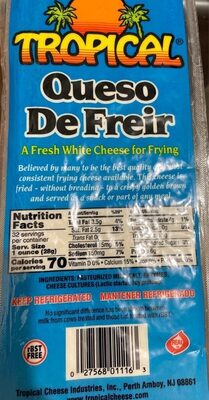 Fresh White For Frying Cheese