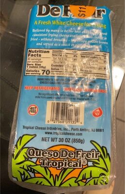 Fresh White For Frying Cheese