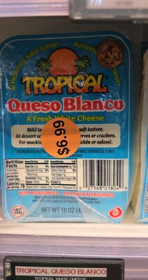 Queso Blanco Fresh White Cheese