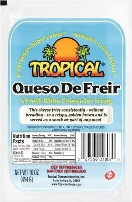 Queso De Freir Fresh White For Frying Cheese
