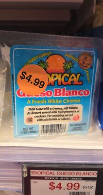 Queso Blanco Fresh White Cheese