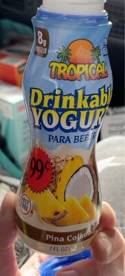 Pina Colada Drinkable Yogurt, Pina Colada