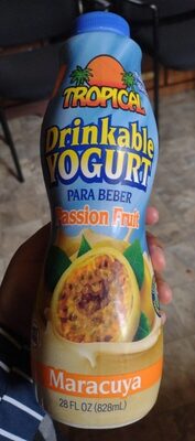 Passion Fruit Drinkable Yogurt, Passion Fruit