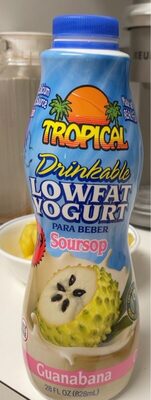 Soursop Drinkable Lowfat Yogurt, Soursop