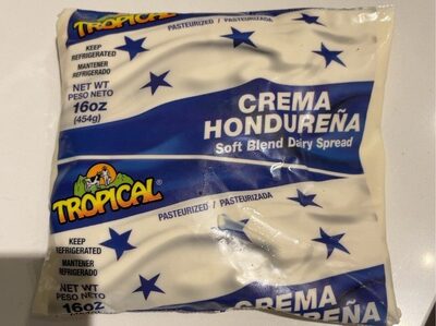 Crema Hondurena Soft Blend Dairy Spread, Crema Hondurena