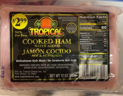96% Fat Free Cooked Ham