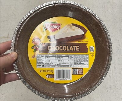 9 Inch Size Chocolate Pie Crust, Chocolate