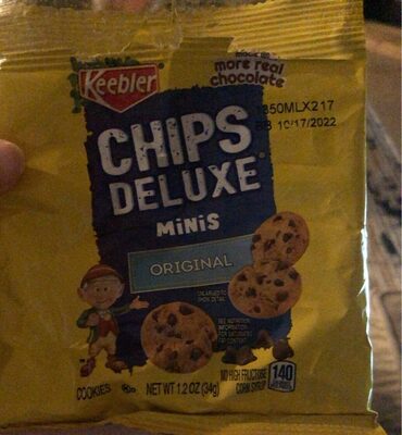 Original Chips Deluxe Minis Cookies, Original