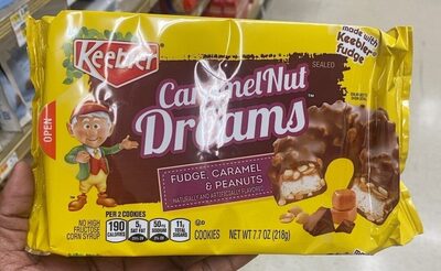 Fudge, Caramel & Peanuts Cookies, Fudge; Caramel; Peanuts