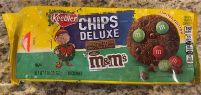 Chips Deluxe M&M's Double Chocolate Chip Cookies, Double Chocolate Chip