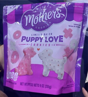 Puppy Love Frosted Cookies