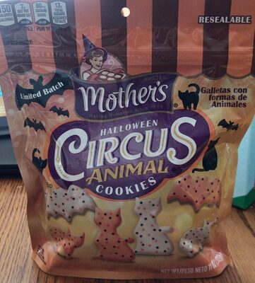 Halloween Circus Animal Cookies, Halloween Circus Animal
