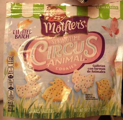 Springtime Circus Animal Cookies, Springtime Circus