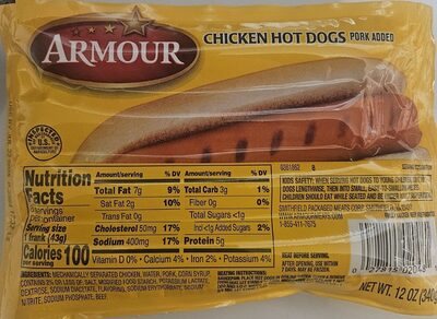 Chicken Hot Dogs, Chicken