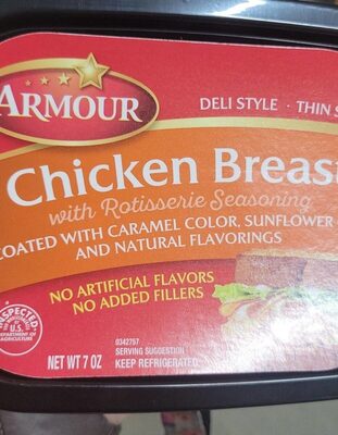 Chicken Breast With Rotisserie Seasoning, Chicken