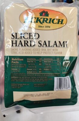 Sliced Hard Salami