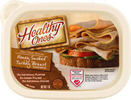 Honey Smoked Deli Thin-Sliced Turkey Breast With White Turkey Meat, Honey Smoked