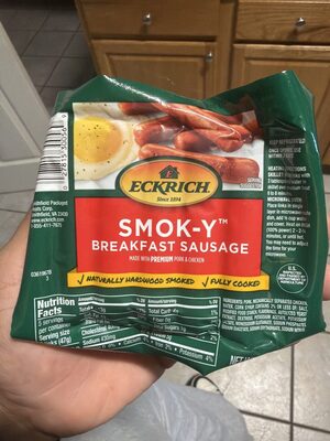 Eckrich, Smok-Y Breakfast Sausage, Original, Original