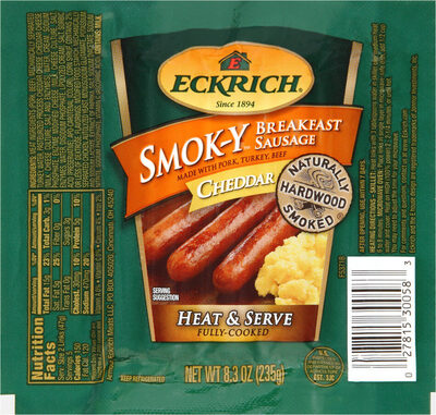Cheddar Breakfast Sausage, Cheddar